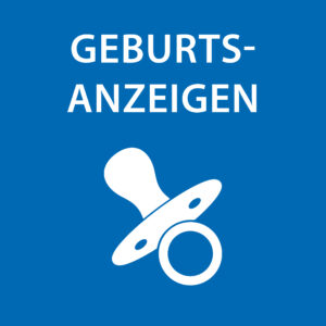 Geburtsanzeige