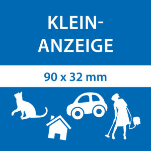 Kleinanzeige 90 x 32