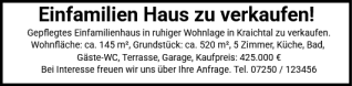 Haus zu verkaufen